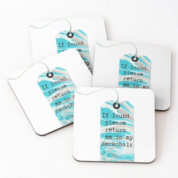 Item preview, MarbledTag : If Found Pleas Return Me To My Deckchair designed and sold by MarbleCloud.