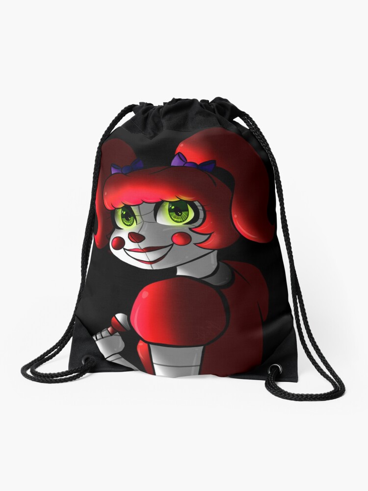 Five Nights At Freddy S Sister Location Baby Drawstring Bag By Mokamizore97 Redbubble