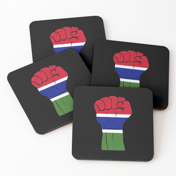 Item preview, RAISED FIST THE GAMBIA designed and sold by NattyWear.