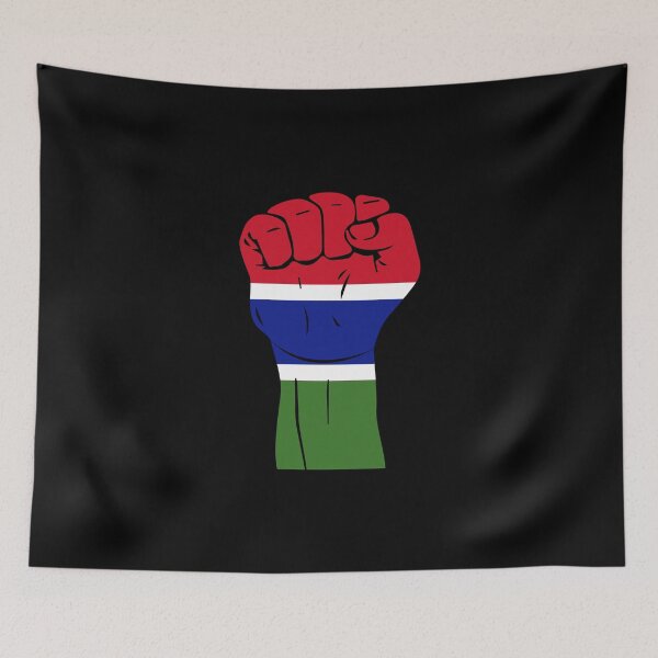 Item preview, RAISED FIST THE GAMBIA designed and sold by NattyWear.