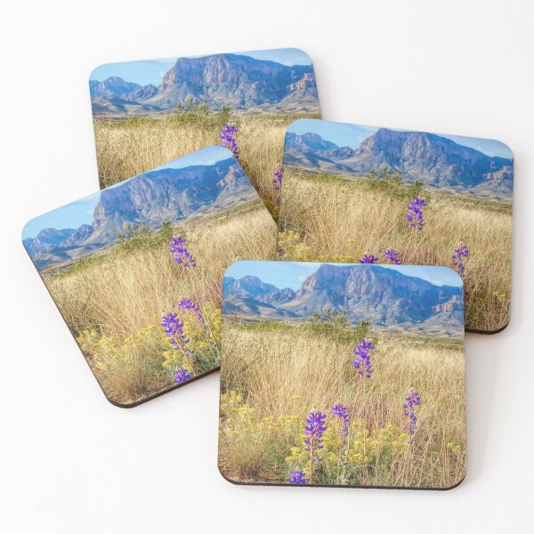 Item preview, Blue Bonnets with mountains in the background designed and sold by Allen Penton.