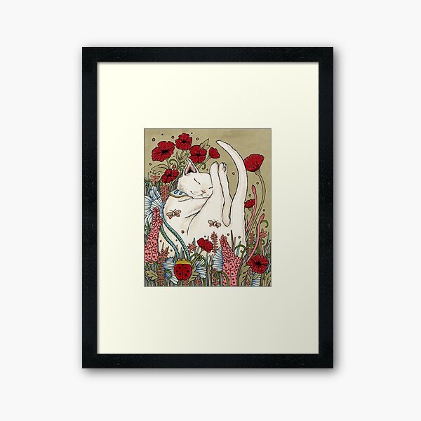Item preview, Poppies and Ladybug designed and sold by AnitaInverarity.