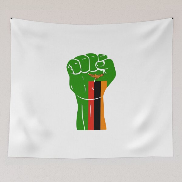 Item preview, RAISED FIST ZAMBIA designed and sold by NattyWear.