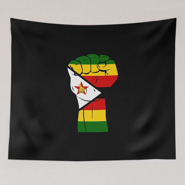 Item preview, RAISED FIST ZIMBABWE designed and sold by NattyWear.