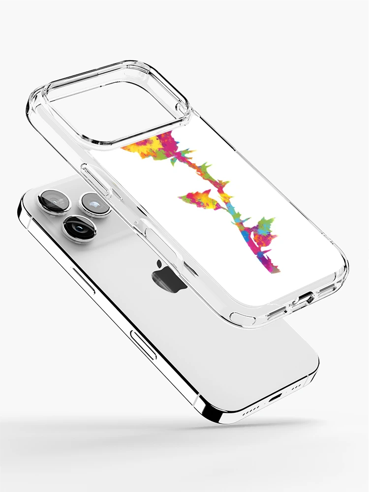 Thumbnail 2 of 5, iPhone Case, Splatter Rose designed and sold by Randy8560.