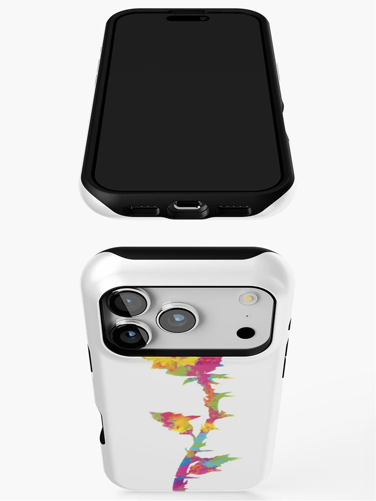 Thumbnail 3 of 4, iPhone Case, Splatter Rose designed and sold by Randy8560.