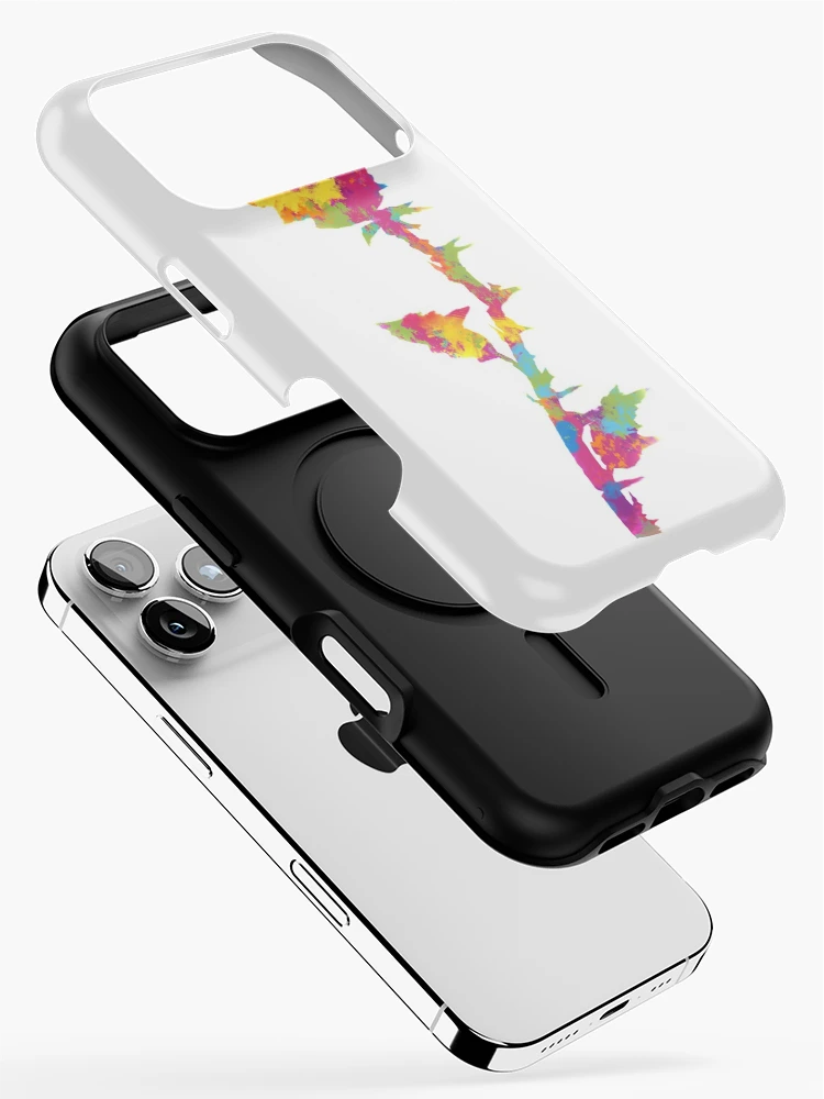 Thumbnail 2 of 4, iPhone Case, Splatter Rose designed and sold by Randy8560.