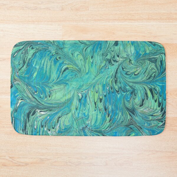 Item preview, Marbled Paper Abstract : Can't See The Leaves for the Leaves designed and sold by MarbleCloud.