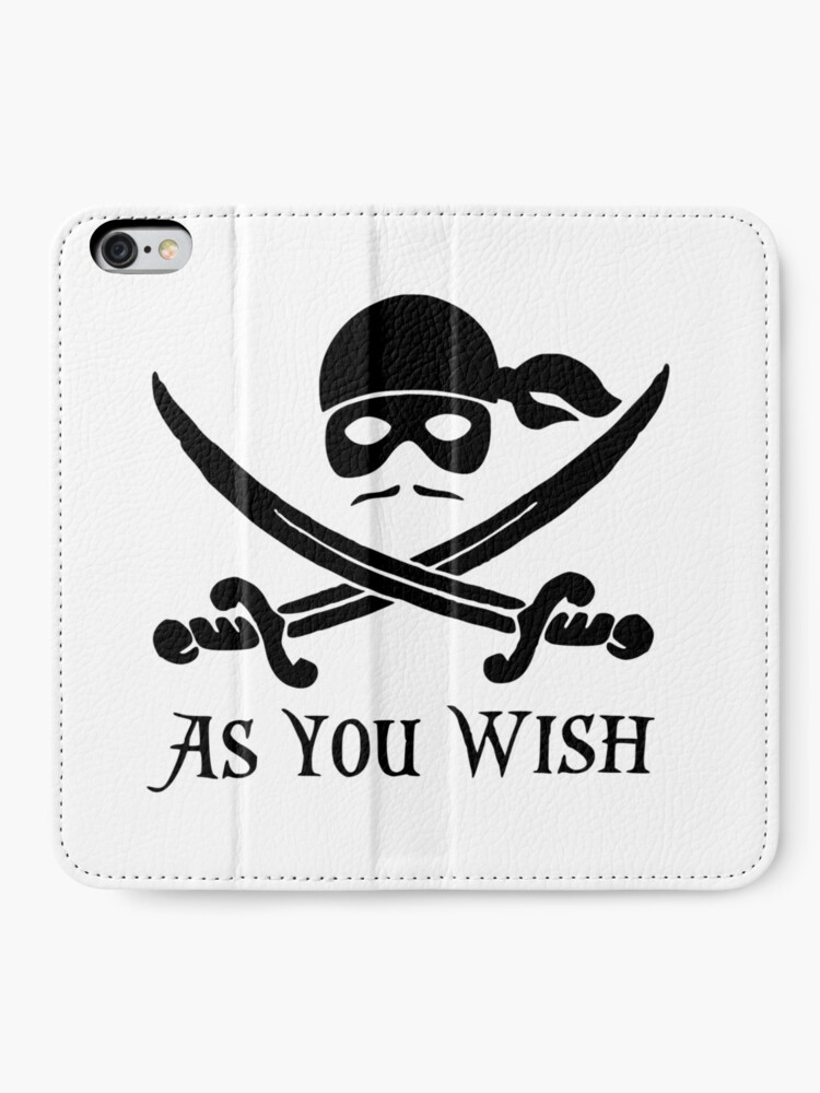 Alternate view of As You Wish... Princess Bride Dread Pirate Roberts iPhone Wallet
