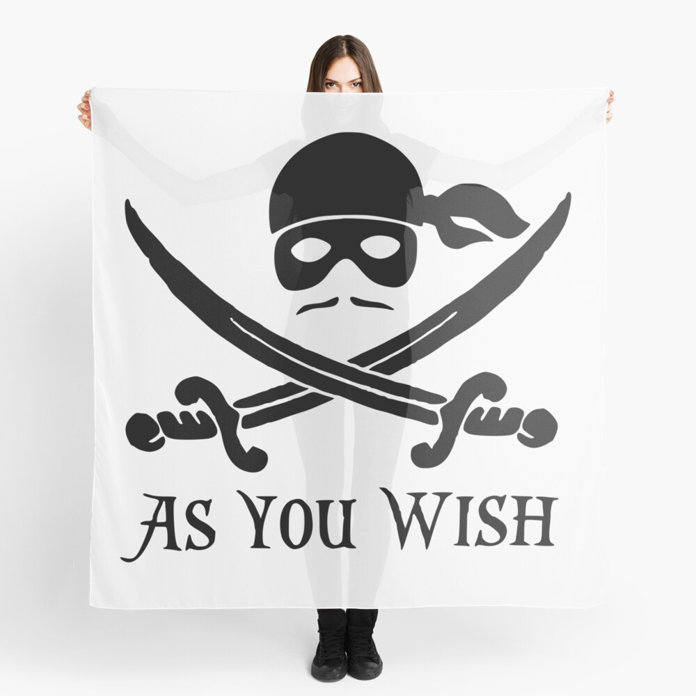 As You Wish... Princess Bride Dread Pirate Roberts Scarf