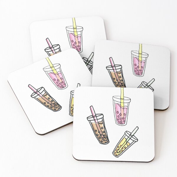 Item preview, Bubble Tea Trio designed and sold by mazzikstudios.