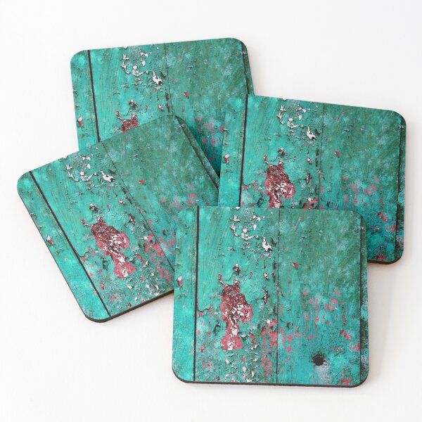 Item preview, Old wooden door with layers of paint designed and sold by WesternExposure.