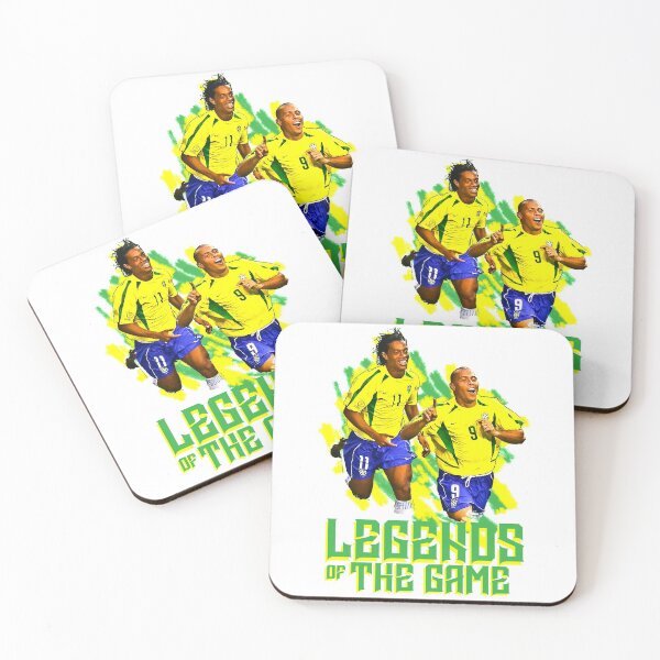 Item preview, Ronaldinho and ronaldo brazil football print art designed and sold by differenttings.