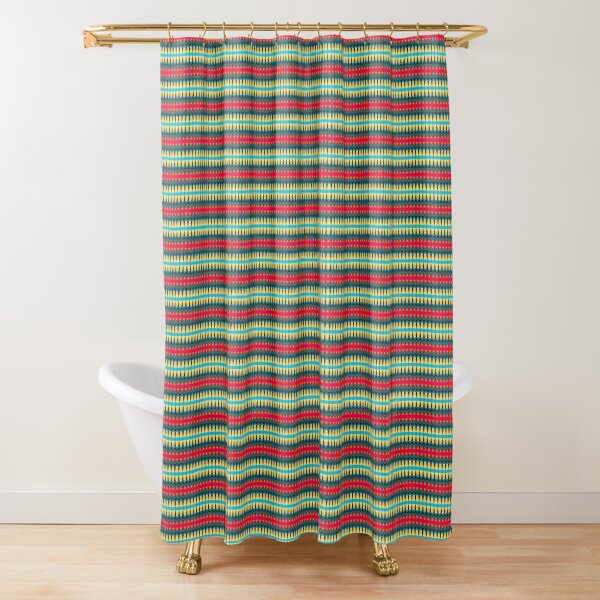 Item preview, Colorful zigzag stripped pattern designed and sold by siwabudda.