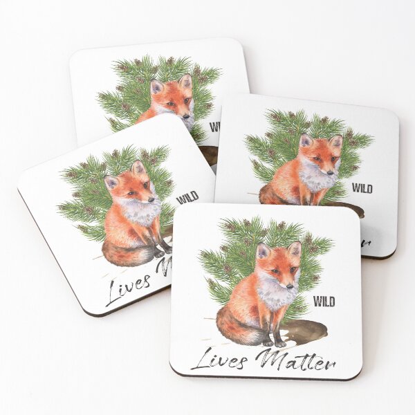 Item preview, Red Fox - Wild Lives Matter designed and sold by Jecolds.