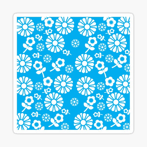 Retro Floral No. 5 Sticker