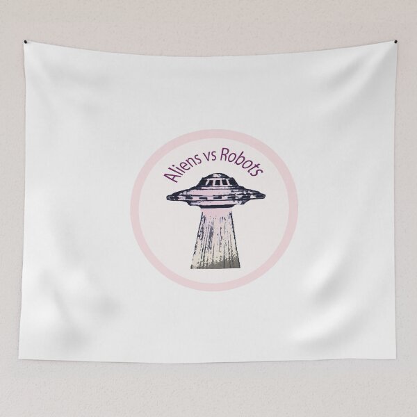 Item preview, Ufo Aliens VS Robots  designed and sold by ALIENSVSROBOTS.