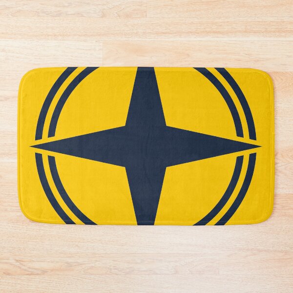 Item preview, Blue Compass With Two Circles Emblem designed and sold by Dator.
