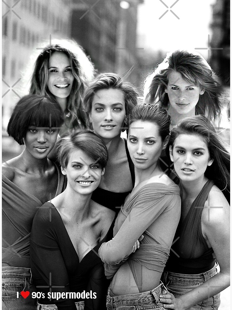 90's Supermodels Premium Matte Vertical Poster Designed & Sold By Imran ...