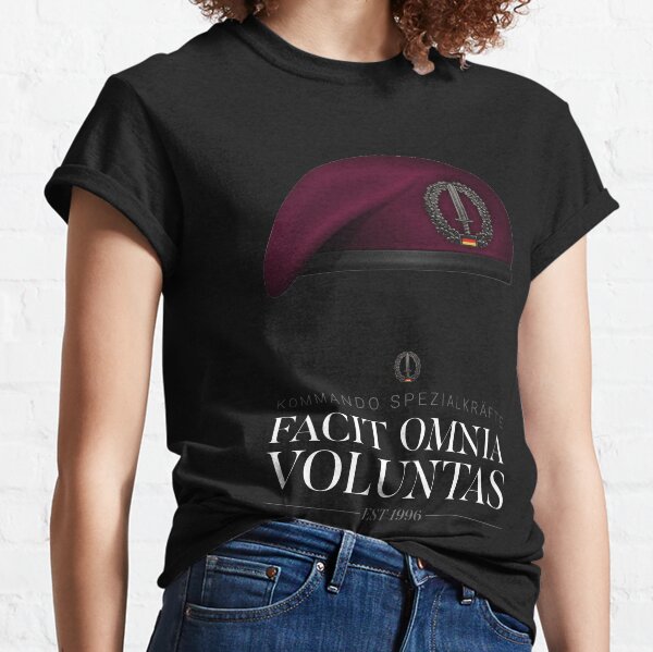 KSK Kommando Spezialkräfte - Facit Omnia Voluntas Camiseta clásica
