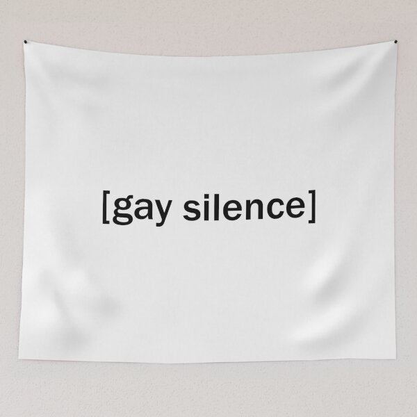 Item preview, gay silence designed and sold by beezymurphy.