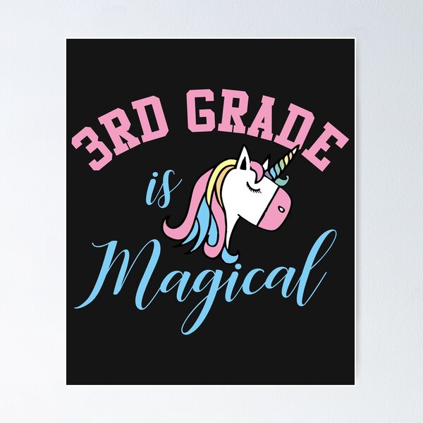 Item preview, Third Grade is Magical Unicorn Back To School for boys girls designed and sold by hadleydesigns.
