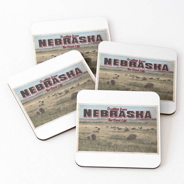 Item preview, Greetings from Nebraska - Vintage Travel Postcard Design designed and sold by fromthereco.