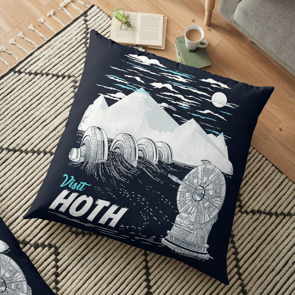Visit Hoth Floor Pillow