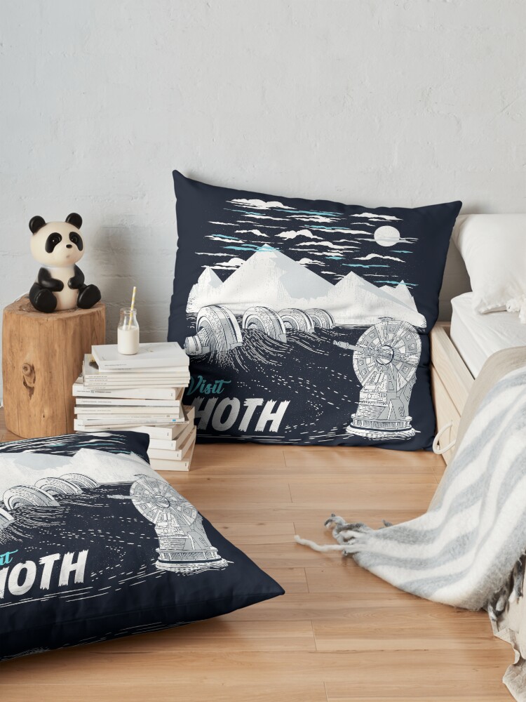 Alternate view of Visit Hoth Floor Pillow