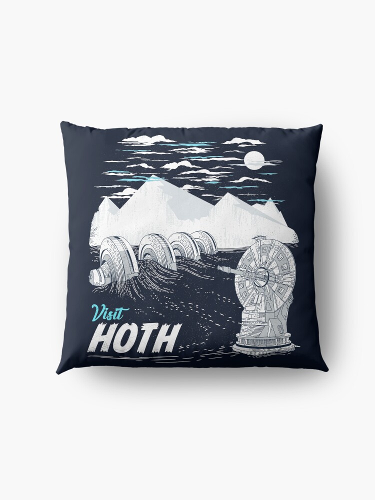 Alternate view of Visit Hoth Floor Pillow