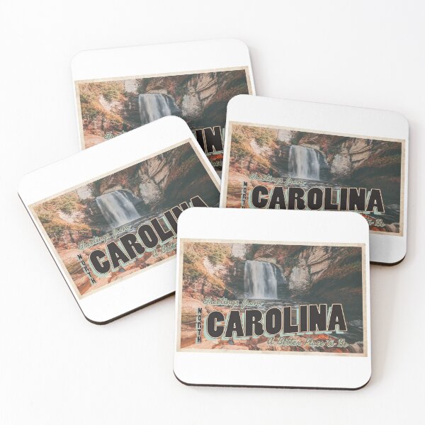 Item preview, Greetings from North Carolina - Vintage Travel Postcard Design designed and sold by fromthereco.