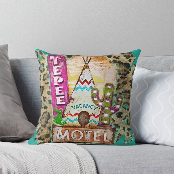 Item preview, Copy of TePee Motel 2 with Leopard - Vintage Boho Design designed and sold by QT-Designs.