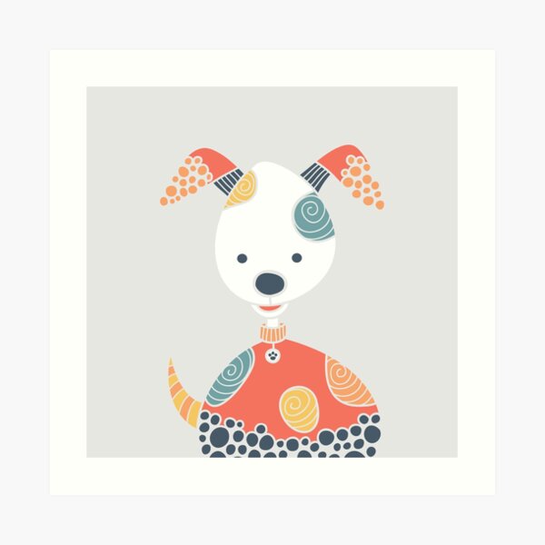 Cheeky Dog Art Print