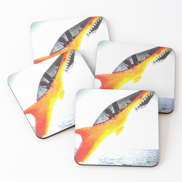 Item preview, PLAY TIME SHARK STICKER designed and sold by Bugeyedart.