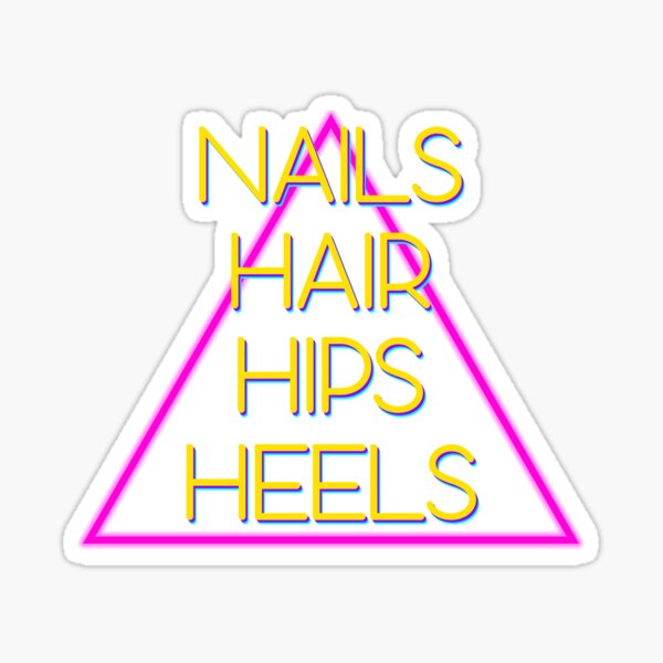 Nails Hair Hips Heels Disco Short-sleeve Unisex Pride T-shirt FREE Shipping  - Etsy