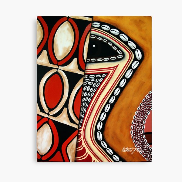 #396 - A Segments Of Life I - Artist Nathalie Le Riche Canvas Print