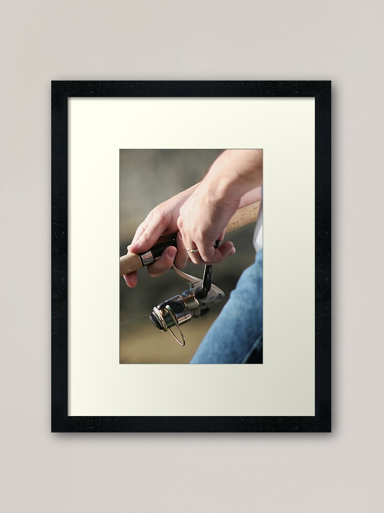 Alternate view of Reel Fishing Framed Art Print
