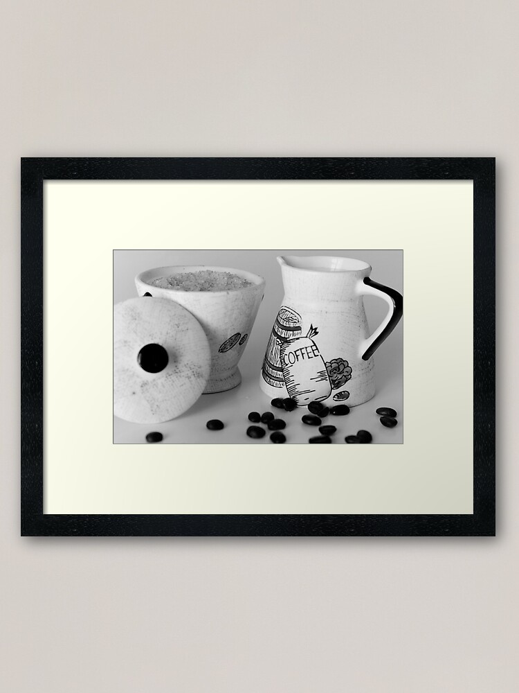 Alternate view of Cream & Sugar Framed Art Print