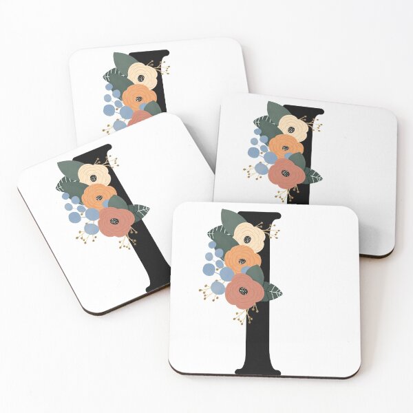 Item preview, Floral Letter I designed and sold by Egodcounseling.