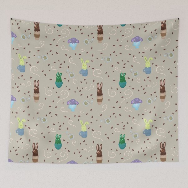 Item preview, Hot Drink Bunnies designed and sold by violetmagician.