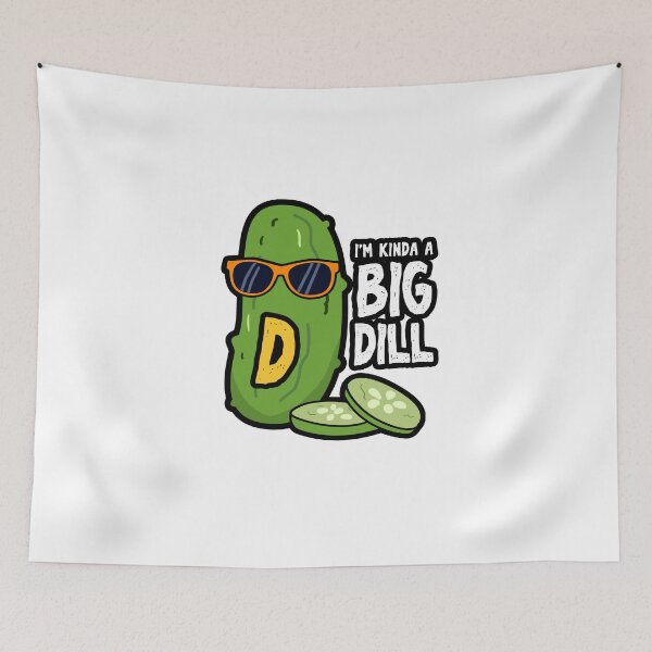 Item preview, Alphabet Letter D Kinda A Big Dill designed and sold by kidsmonogram.