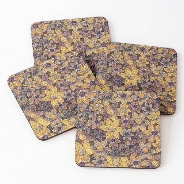 Item preview, Floral Mosaic Pimpernel Garden Aesthetic Blossom designed and sold by dmr studio.