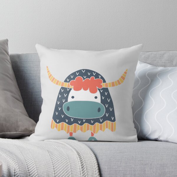 Yackety Yak Throw Pillow