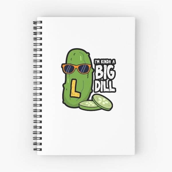 Item preview, Alphabet Letter L Kinda A Big Dill designed and sold by kidsmonogram.