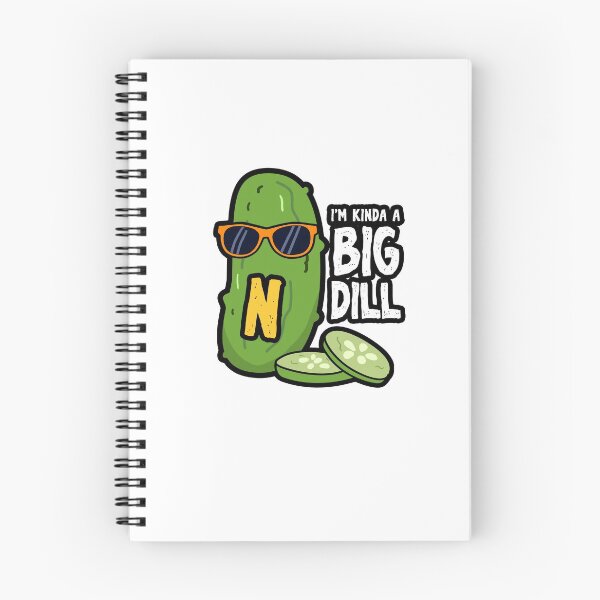 Item preview, Alphabet Letter N Kinda A Big Dill designed and sold by kidsmonogram.