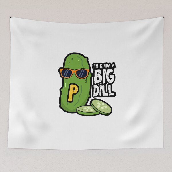 Item preview, Alphabet Letter P Kinda A Big Dill designed and sold by kidsmonogram.