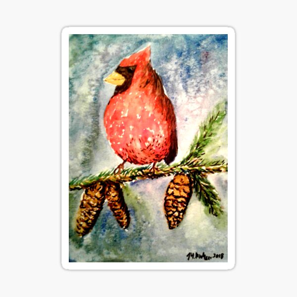 Cardinal II Sticker
