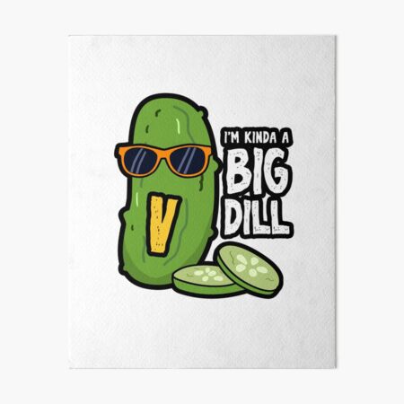 alphabet letter u kinda a big dill art board print by kidsmonogram redbubble