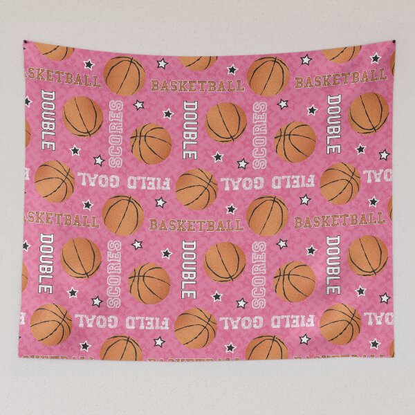 Item preview, Basketballs Hall of Fame - Pink designed and sold by WickedRefined - Nicole Demereckis.