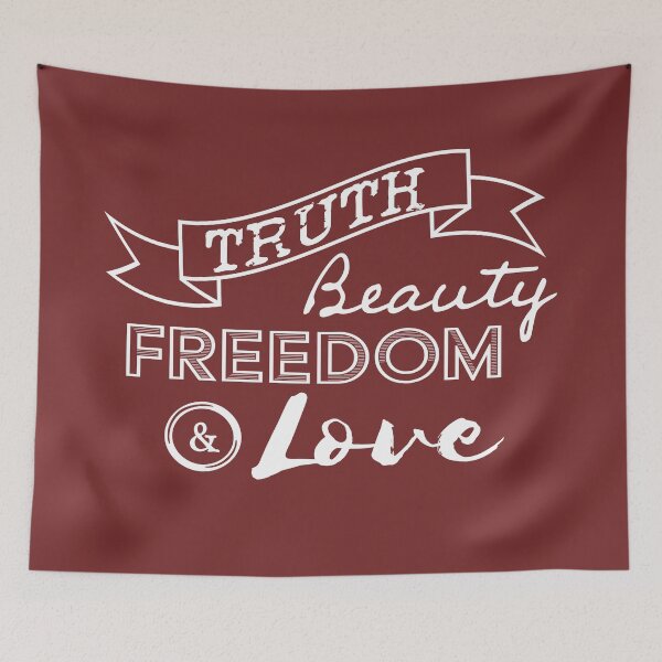 Item preview, Truth, Beauty, Freedom, Love designed and sold by offbookdesigns.
